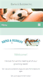 Mobile Screenshot of barksbubblesgrooming.com